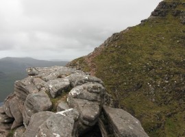The approach to Corrag Bhuidhe