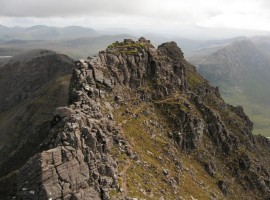 The Corrag Bhuidhe pinnacles