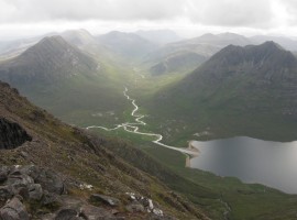 Abhainn Srath na Sealga and Abhainn Gleann na Muice