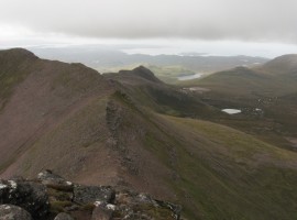 Sgurr Creag an Eich ridge off Sgurr Fiona
