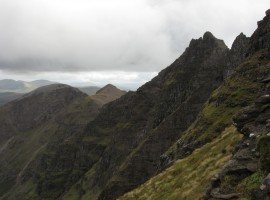 Sail Liath, Cadha Gobhlach, Corrag Bhuidhe and Lord Berkeley's Seat