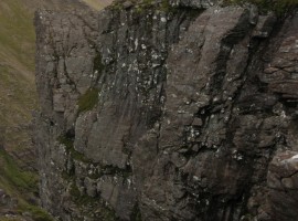 Steep rock face