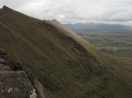 The steep slope of Glas Mheall Liath