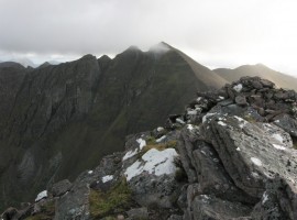 Bidein a' Ghlas Thuill from Glas Mheall Mor