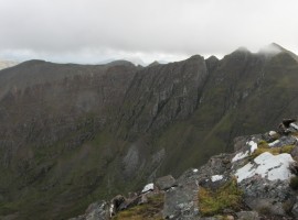 Glas Mheall Liath and Bidein a' Ghlas Thuill from Glas Mheall Mor
