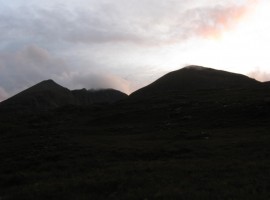 An Teallach in silhouette