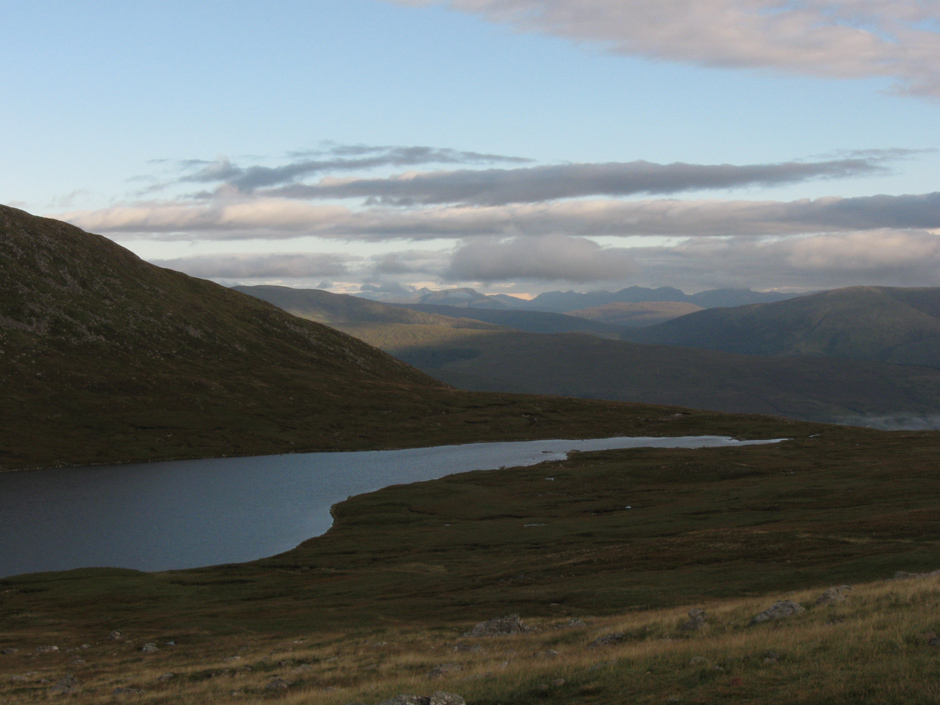 Lochan Meall an t-Suidhe in the morning light