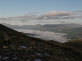 Cloud inversion over Loch Eil