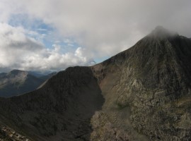 Mist over the top of Ben Nevis