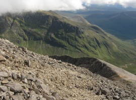 View back down from near the summit