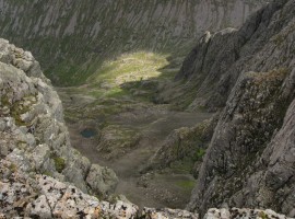 Lochans in the corrie below