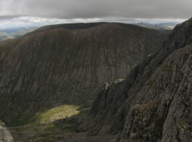 Aonach Mor showing over Carn Mor Dearg