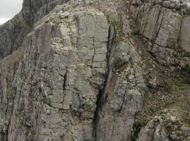 Rocky gully wall