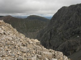 Aonach Beag in the middle distance