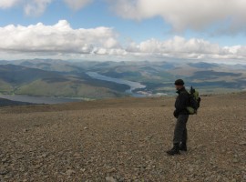 The flat top of Car Dearg