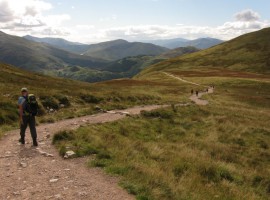 Descending via the Mountain Track