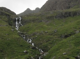 Stream in corrie above Achnambeithach
