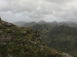 Beinn Fhada and other ridges beyond