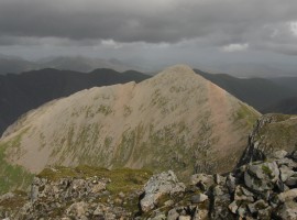 Sunlit Stob Coire nan Lochan