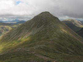 Stob Coire Raineach on way up Stob Dubh