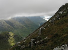 Loch Etive in the distance