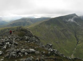 Stob Coire Sgreamhach from Stob Dubh
