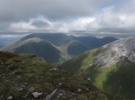 Ben Nevis and other nearby Munros