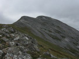 The way we had come, from Stob Ban
