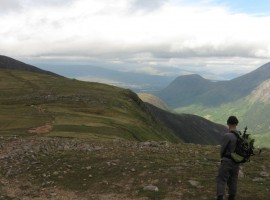 B looking towards Ben Nevis