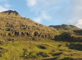 Liathach in the early morning sunlight