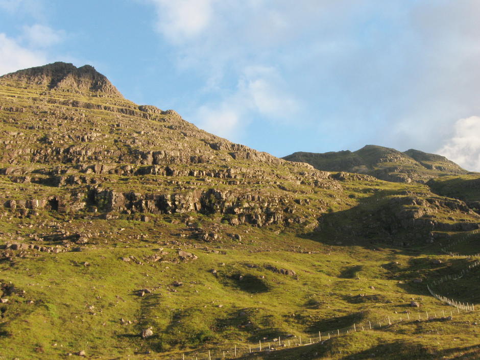 Liathach in the early morning sunlight