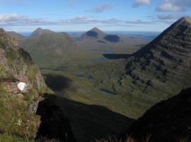 View over the other side of the ridge