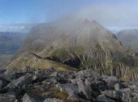 View ahead to the rest of Liathach