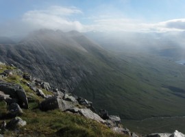 The long 'skirt' of Beinn Eighe