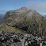 Traversing over the pinnacles of Liathach, Torridon, Scotland – September