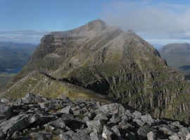 Mist clearing off the ridge