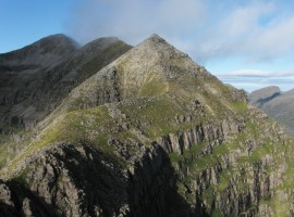 The steep sides of Liathach