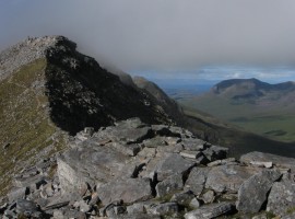 Beinn Alligin in distance