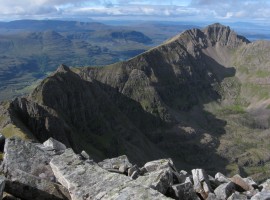 The steep-sided ridge