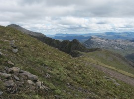 Back along the ridge