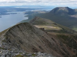 Sgorr a' Chadail, the western end of Liathach