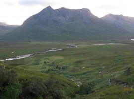 Beinn Dearg Mor, overlooking Shenavall