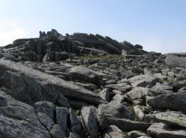 Piles of rock on Glyder Fach