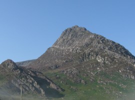Tryfan and the smaller Tryfan Bach