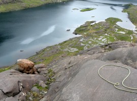 Looking down at Loch Coruisk