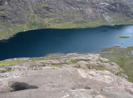 View from further up the slabs