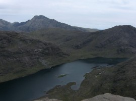 Looking across Loch Coruisk towards Bla Bheinn