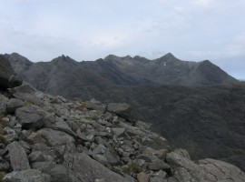 A better view of the northern part of the ridge
