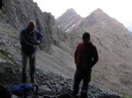 Looking out of the cave