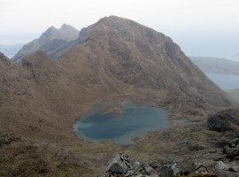 Loch Coir' a' Ghrunnda in the evening light